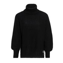 Knit Factory - Robin Rollkragen Strickpullover - Schwarz - 36/38 von KNIT FACTORY