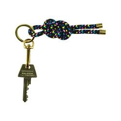 KNOK Key Knot - Keyring Schlüsselanhänger schlüsselband Schlüsselhalter mit Kordel in Disco von KNOK