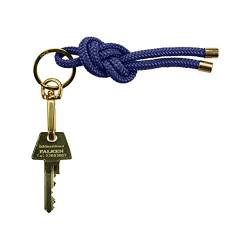 KNOK Key Knot - Keyring Schlüsselanhänger schlüsselband Schlüsselhalter mit Kordel in Navy von KNOK