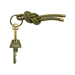 KNOK Key Knot - Keyring Schlüsselanhänger schlüsselband Schlüsselhalter mit Kordel in Oliv von KNOK