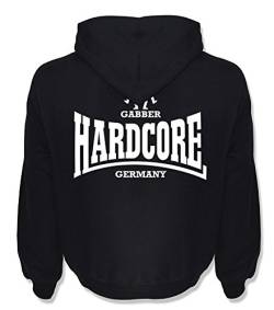 KNOW-MORE-STYLEZ Hooded Sweatshirt Hardcore Gabber Germany Kapuzenpulli Pulli Hoodie (XXL) von KNOW-MORE-STYLEZ