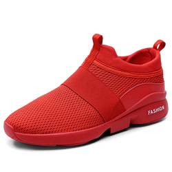 KOAUWIOA Mesh Freizeit Schuhe Sneakers Herren Jungen Turnschuhe Schlupfschuhe Laufschuhe Studenten Sport Fitness Outdoor Sommer von KOAUWIOA