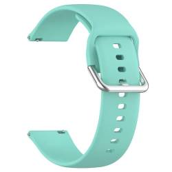 KOBONA Silikon-Smartwatch-Armband, atmungsaktiv, Ersatz-Sportuhrenarmband, verstellbares Uhrenarmband, bequemes Sport-Armband mit Schnalle for MF Watch Pro D395 von KOBONA