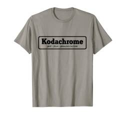 Kodachrome Logo Design - Schwarz T-Shirt von KODAK
