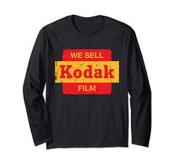 Vintage 'wir verkaufen Kodak Film' Retail Zeichen Langarm T Langarmshirt von KODAK