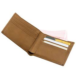 KODMNSW Geldbörse Herren ultradünne Portemonnaie Leder einfache Geldbörsen Ausweis- & Kartenhüllen, Geschenke für Männer von KODMNSW