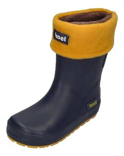 KOEL Barefoot Gummistiefel - WELLIE BARE + SOCK - blue, Größe:25 EU von KOEL