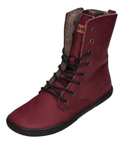 KOEL Damen Barefoot Booties mit Lammwolle FARO - bordo, Größe:39 EU von KOEL