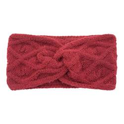 Herbst und Winter Wollstirnband Rhombus Kreuz gestricktes Haarband Plüsch Gehörschutz Waschen Haarschmuck Stirnband 1St (Color : 3) von KOFORD