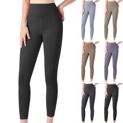 KOG Sale Damen High Waist Leggings für Damen Leggins Sport Blickdichte Leggings Push up Elegant Outdoor Hosen Female Jogging Hose Sommerhose Sexy Sporthose Lang Yoga Hose Prime Schwarz M von KOG