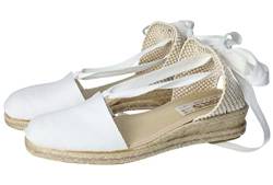 KOKIS 7310 Espadrilles Espadrilles für Damen Espadrilles, weiß, 38 EU von KOKI'S