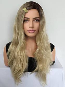 Synthetic Wig for Women Girl Long Synthetic Wig Extensions Hairpieces For Party von KOLANDA