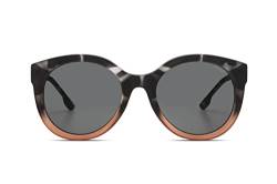 KOMONO Ellis Sundown Unisex Runde Bio-Nylon-Sonnenbrille für Damen und Herren mit UV-Schutz und kratzfesten Gläsern von KOMONO