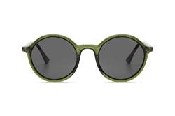 KOMONO Madison Fern Unisex Runde Bio-Nylon-Sonnenbrille für Damen und Herren mit UV-Schutz und kratzfesten Gläsern von KOMONO