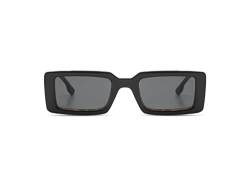 KOMONO Malick Black Tortoise Unisex Rechteckige Tritan-Sonnenbrille für Damen und Herren mit UV-Schutz und kratzfesten Gläsern von KOMONO