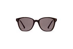KOMONO Renee Black Tortoise Unisex Oval Cellulosepropionat-Sonnenbrille für Damen und Herren mit UV-Schutz und kratzfesten Gläsern von KOMONO