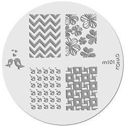 Konad Stamping Schablone M101 von KONAD