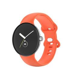 KONAFEI Kompatibel mit Google Pixel Watch 2 (2023)/ Pixel Watch Armband, Weiches Silikon Uhrenarmband von KONAFEI
