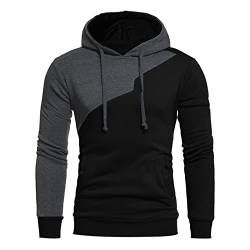 Freiwild Hoodie Pullov Set Herren Pollover Weihnachts T Shirt Herren Amanzon Schwarze Sweatshirts Poloshirts Herren Strickjacke Slim Fit von KONG JIMFAN