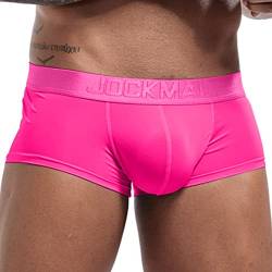 Herren-Boxershorts Wander Unterhose Herren Mens Gifts Penis Unterhose Happy Shorts Herren High Waist Slip Herren Unterhosen Unterwäsche Boxershorts Unterhosen Übergrößen(Hot Pink,XL) von KONG JIMFAN