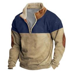 Hoodie Hoodie and Herren Crop Jacke Hoodie Herren Boxing Hunt Hoodie Coole Sachen Angesagte Hoodies Herren One Piece Jacke Silvester Oberteil Winter Pulli(Khaki,XXL) von KONG JIMFAN