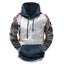 KONG JIMFAN Golf 2 Geschenke Kaputzenjacken Männer Bomberjacke Herren Blau Hellblau Top Polover Oversize Hoodie Weiß Langarmshirt Basic Herren Tank Top Running Herren von KONG JIMFAN