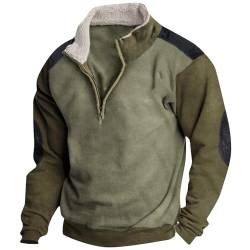 KONG JIMFAN Hoodie Herren of The Loon Hoodie Herren Jacke Herbst Hoodie Herren Langarmshirts Pullover Pulli Daunenparka Jeans Jacken Für Herren Tops Orange Oberteile(Green,L) von KONG JIMFAN