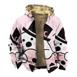 KONG JIMFAN Übergangsjacke Herren Herren Jacken Regenponcho Transparent Lederjacke Herren Lang Dünne Jacke Herren Steppjacke Herren Crop Shirt Regenjacke Beutel Wachsjacke Herren(Pink,3XL) von KONG JIMFAN