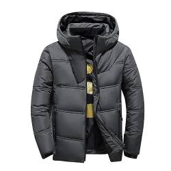 KONG JIMFAN Winterjacke Herren Herbstjacke Herren Poncho Herren Regenjacke Herren Leicht Frühlingsjacke Herren Herren Blazer Still Tops Weste Jacke Herren Funktion Jacken Herren Winter(Dunkelgrau,XL) von KONG JIMFAN