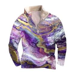 Pullover Christmas Blanket Hoodie Decke Herren Hoodie Hoodie Kleid Hoodie T-Shirt Kunstlederjacke Heartstopper Hoodie Hemd Weiss Hochzeits Anzüge(Light Purple,XL) von KONG JIMFAN