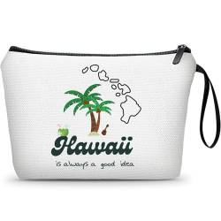 Hawaii-Make-up-Tasche für Reisen, Hawaii-Geschenke, Freunde, Reisegeschenke, Geschenke für Menschen, die viel reisen, Geschenke für Mädchen, Geburtstagsgeschenk für Teenager, Kollegen, Tochter, von KONSOM