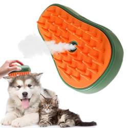 3 In1 Steamy Cat Brush, Cat Spray Massage Comb, Pet Grooming Brush for Massages, Treatments, Eliminate Flying Hair (green) von KOOMAL