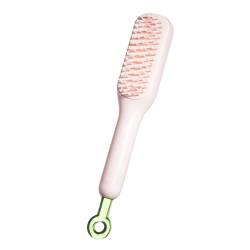 Self-Cleaning Anti-Static Massage Comb, Scalable Rotate Lifting Massage Hair Comb Detangling Hair Brush, One-pull Clean Curly Hair Brush (pink) von KOOMAL