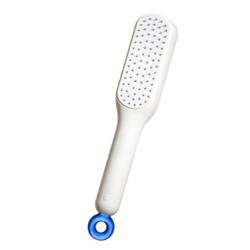 Self-Cleaning Anti-Static Massage Comb, Scalable Rotate Lifting Massage Hair Comb Detangling Hair Brush, One-pull Clean Curly Hair Brush (white) von KOOMAL
