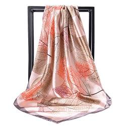 KOOYOL Damen Schal Seide Gefühl Frauen Elegant Scarf Bandana Warmer Leicht Schals Tücher Stolen Kopftücher von KOOYOL