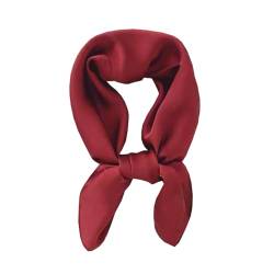 KOOYOL Damen Seidentuch Seide Leicht Seidenschal Bandana Halstuch Kopftuch Elegante Schal Tuch Geschenk für Frauen von KOOYOL