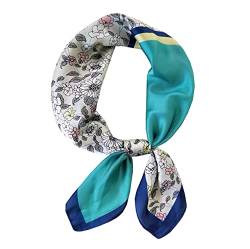 KOOYOL Schals Tücher Damenschal Seidenschal Halstücher Seide Leicht Seidenschal Kopftücher Kopftuch Elegante Schal Geschenk für Frauen von KOOYOL
