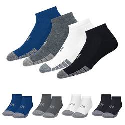 KOPNHAGN 4 Paar Sneaker Socken Herren Damen Sportsocken aus Baumwolle mit Kissen (EU 35-38, Mehrfarbig) von KOPNHAGN