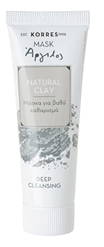 KORRES Natural Clay Deep Cleansing Mask Beauty Shot, tiefenreingende Maske gegen Unreinheiten, dermatologisch getestet, für Veganer geeignet, 18 ml von KORRES