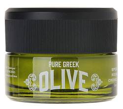 KORRES Olive Feuchtigkeitsspendende Nachtcreme mit Olivenblatt-Extrakt, für alle Hauttypen, dermatologisch getestet, 40ml von KORRES