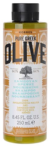 KORRES Olive Nährendes Shampoo, mit Olivenblatt-Extrakt, für intensive Feuchtigkeit, wirkt aufbauend & stärkend, 250 ml von KORRES