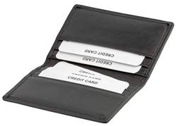 KORUMA Leder-Kreditkartenetui, RFID-Kartenhalter, schmale Leder-Geldbörsen für Damen und Herren mit Kunststoffeinsätzen für Kreditkarten – minimalistische Geldbörse von KORUMA