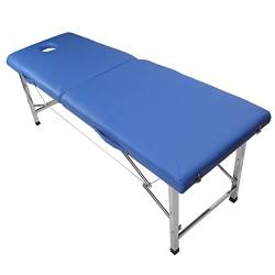 KOSDFOGE Heim Massage Tisch Tragbar Verstellbarer Klapp Salon Spa Massage Bett für Home Office Wohnzimmer Blau von KOSDFOGE