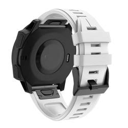 KOSSMA 22 x 26 mm Silikon-Uhrenarmband für Garmin Fenix 7X 7 7S 6X 6 6S 5X 5 5S Plus 3HR Descent MK1 Smartwatch-Armbänder, 20mm Fenix 5S 6S Pro, Achat von KOSSMA