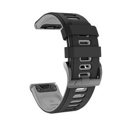 KOSSMA 22 x 26 mm Silikon-Uhrenarmband für Garmin Fenix 7X 7 7S 6X 6 6S 5X 5 5S Plus 3HR Descent MK1 Smartwatch-Armbänder, 20mm Fenix 5S 6S Pro, Achat von KOSSMA