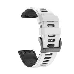 KOSSMA 22 x 26 mm Silikon-Uhrenarmband für Garmin Fenix 7X 7 7S 6X 6 6S 5X 5 5S Plus 3HR Descent MK1 Smartwatch-Armbänder, 22mm Fenix 5 5Plus, Achat von KOSSMA