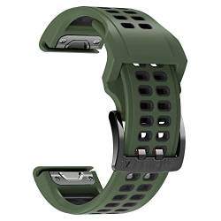 KOSSMA Armband für Garmin Fenix 7 7X Smartwatch-Armband aus Silikon für Fenix 6 6X Pro 5X 5 945 Descent MK2 Schnellverschluss-Uhrenarmband, 22mm For Fenix 6 6Pro, Achat von KOSSMA