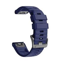 KOSSMA Silikon-Armband für Garmin Fenix 6X 6 Pro 5X 5Plus GPS 3HR Enduro D2 Delta Handgelenkschlaufe 22 26 mm EasyFit Schnellverschluss-Armband, 26mm Descent Mk1 MK2, Achat von KOSSMA