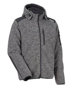 KOX Fleecejacke Herren Grau/Schwarz Gr. L von KOX