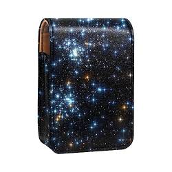 Make-up-Lippenstift-Etui für den Außenbereich, Mini-Tasche, Reise-Kosmetiktasche,Sterne Universum Galaxie von KQNZT